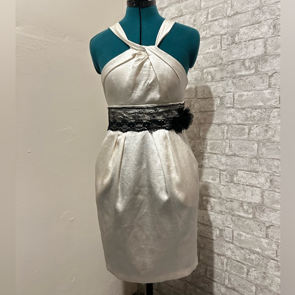 City Triangles Cream Colored Dress